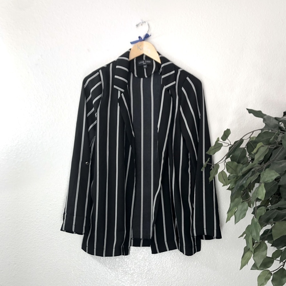 Love Tree Striped Light Jacket